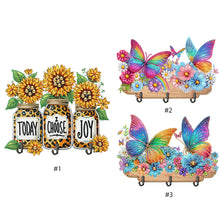Load image into Gallery viewer, Flower Cat-Diamond Art Craft Wall Hooks