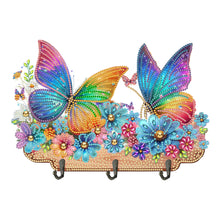 Load image into Gallery viewer, Flower Cat-Diamond Art Craft Wall Hooks
