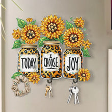 Load image into Gallery viewer, Flower Cat-Diamond Art Craft Wall Hooks