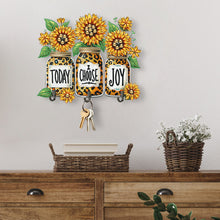Load image into Gallery viewer, Flower Cat-Diamond Art Craft Wall Hooks