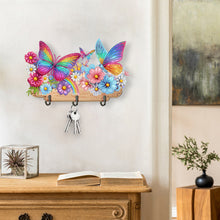 Load image into Gallery viewer, Flower Cat-Diamond Art Craft Wall Hooks