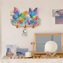 Load image into Gallery viewer, Flower Cat-Diamond Art Craft Wall Hooks