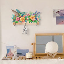 Load image into Gallery viewer, Hummingbird Flower-Diamond Art Craft Wall Hooks
