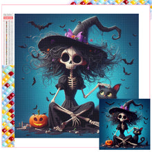 Load image into Gallery viewer, Halloween Witch-Full Square Diamond Painting-30x30cm