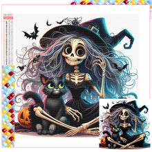 Load image into Gallery viewer, Halloween Witch-Full Square Diamond Painting-30x30cm