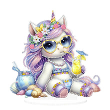 Load image into Gallery viewer, Animal-Single Side Drill-Acrylic Diamond Desktop Ornament