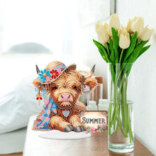 Load image into Gallery viewer, Animal-Single Side Drill-Acrylic Diamond Desktop Ornament