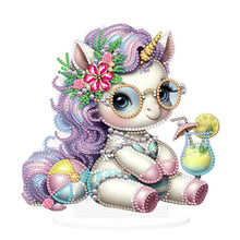 Load image into Gallery viewer, Animal-Single Side Drill-Acrylic Diamond Desktop Ornament