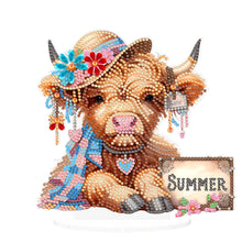 Load image into Gallery viewer, Animal-Single Side Drill-Acrylic Diamond Desktop Ornament