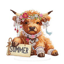 Load image into Gallery viewer, Animal-Single Side Drill-Acrylic Diamond Desktop Ornament