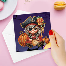 Load image into Gallery viewer, 5/6Pcs/Set Halloween-Diamond Greeting Cards