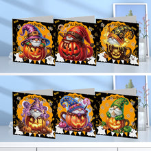 Load image into Gallery viewer, 5/6Pcs/Set Halloween-Diamond Greeting Cards