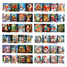Load image into Gallery viewer, 12Pcs/Set Christmas-Diamond Greeting Cards
