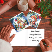 Load image into Gallery viewer, 12Pcs/Set Christmas-Diamond Greeting Cards