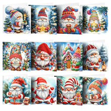 Load image into Gallery viewer, 12Pcs/Set Christmas-Diamond Greeting Cards