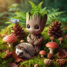 Load image into Gallery viewer, Yoda-Full Round Diamond Painting-40x40cm