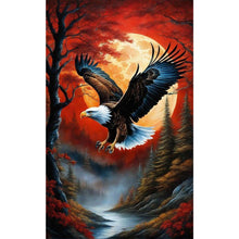 Load image into Gallery viewer, Eagle-Full Round Diamond Painting-40x65cm-Large Size