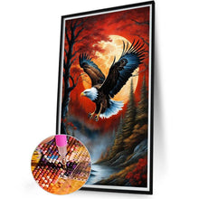 Load image into Gallery viewer, Eagle-Full Round Diamond Painting-40x65cm-Large Size