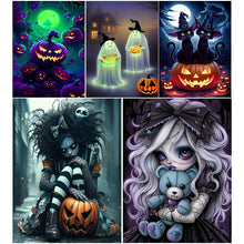 Load image into Gallery viewer, Halloween-Full Round Diamond Painting-30x40cm