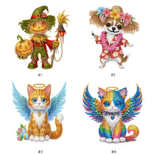 Load image into Gallery viewer, Cartoon-Single Side Drill-Acrylic Shake Head Diamond Desktop Ornament