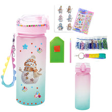 Load image into Gallery viewer, 470ml Flower Animal-DIY Diamond Painting Cup Kit Diamond Decorate Water Bottle Art