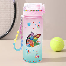 Load image into Gallery viewer, 470ml Flower Animal-DIY Diamond Painting Cup Kit Diamond Decorate Water Bottle Art