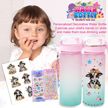 Load image into Gallery viewer, 470ml Flower Animal-DIY Diamond Painting Cup Kit Diamond Decorate Water Bottle Art