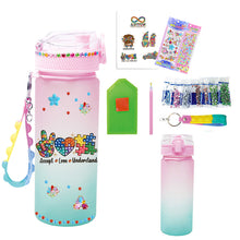 Load image into Gallery viewer, 470ml Flower Animal-DIY Diamond Painting Cup Kit Diamond Decorate Water Bottle Art