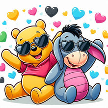 Load image into Gallery viewer, Winnie the Pooh-Full Round Diamond Painting-30x30cm