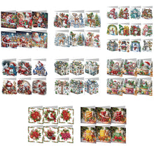 Load image into Gallery viewer, 6/12Pcs/Set Christmas-Diamond Greeting Cards