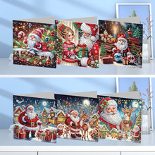 Load image into Gallery viewer, 6/12Pcs/Set Christmas-Diamond Greeting Cards