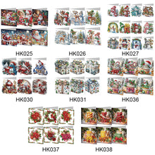 Load image into Gallery viewer, 6/12Pcs/Set Christmas-Diamond Greeting Cards