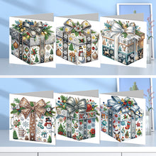 Load image into Gallery viewer, 6/12Pcs/Set Christmas-Diamond Greeting Cards