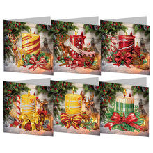 Load image into Gallery viewer, 6/12Pcs/Set Christmas-Diamond Greeting Cards