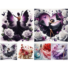 Load image into Gallery viewer, Beauty-Full Round Diamond Painting-40x40cm