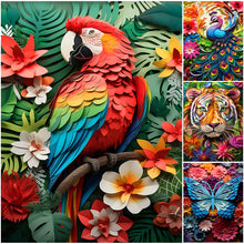 Load image into Gallery viewer, Parrot-Full Round Diamond Painting-30x40cm