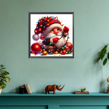 Load image into Gallery viewer, Christmas Gnome-Full Round Diamond Painting-30x30cm