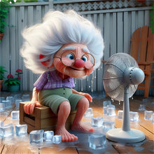 Load image into Gallery viewer, Funny Grandma-Full Round Diamond Painting-30x30cm