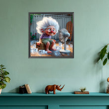 Load image into Gallery viewer, Funny Grandma-Full Round Diamond Painting-30x30cm