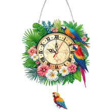 Load image into Gallery viewer, Animal-Acrylic Diamond Clock Pendant