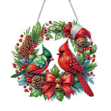 Load image into Gallery viewer, Cardinal-Acrylic Single Side Diamond Pendant