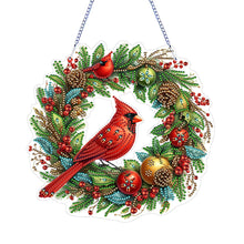 Load image into Gallery viewer, Cardinal-Acrylic Single Side Diamond Pendant