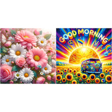 Load image into Gallery viewer, Flower-Full Round Diamond Painting-30x30cm