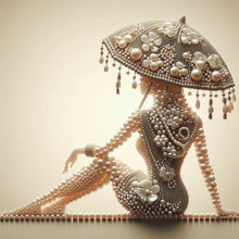 Load image into Gallery viewer, Lady-Full Round Diamond Painting-40x40cm