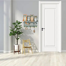 Load image into Gallery viewer, Flower Cat-Diamond Art Craft Wall Hooks