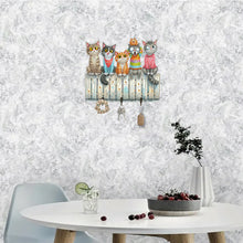 Load image into Gallery viewer, Flower Cat-Diamond Art Craft Wall Hooks