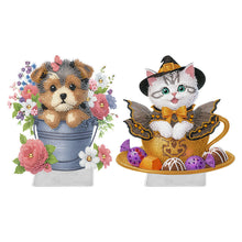 Load image into Gallery viewer, Halloween-Single Side Drill- Acrylic Diamond Desktop Ornament