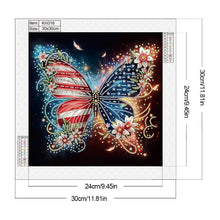Load image into Gallery viewer, Butterfly-Partial Special Diamond Painting-30x30cm
