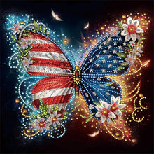 Load image into Gallery viewer, Butterfly-Partial Special Diamond Painting-30x30cm