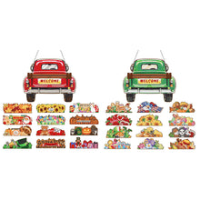 Load image into Gallery viewer, Car-Single Side Drill-Wooden Assembleable Diamond Pendant